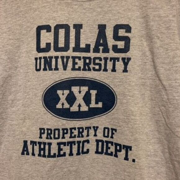 Colas University Athletic Department Size Large T-Shirt - Picture 2 of 4